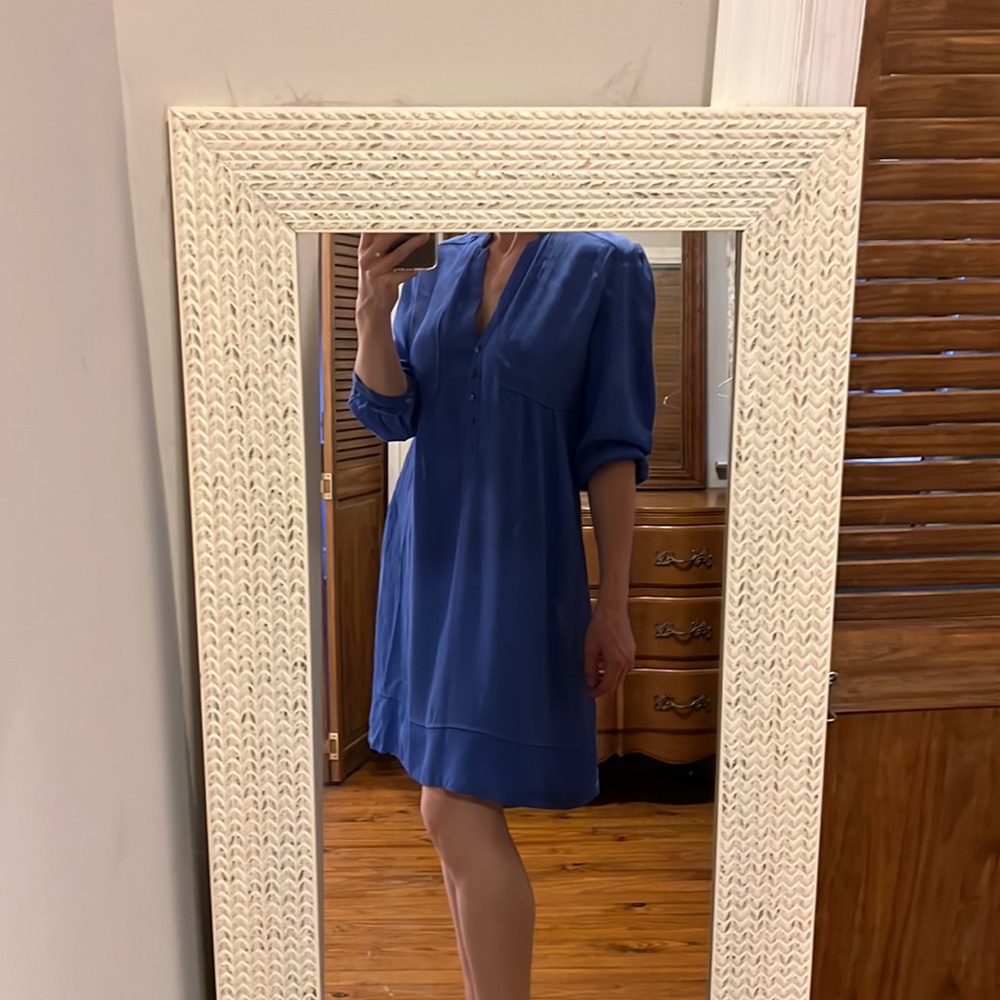 Maeve Anthropologie Blue Dress